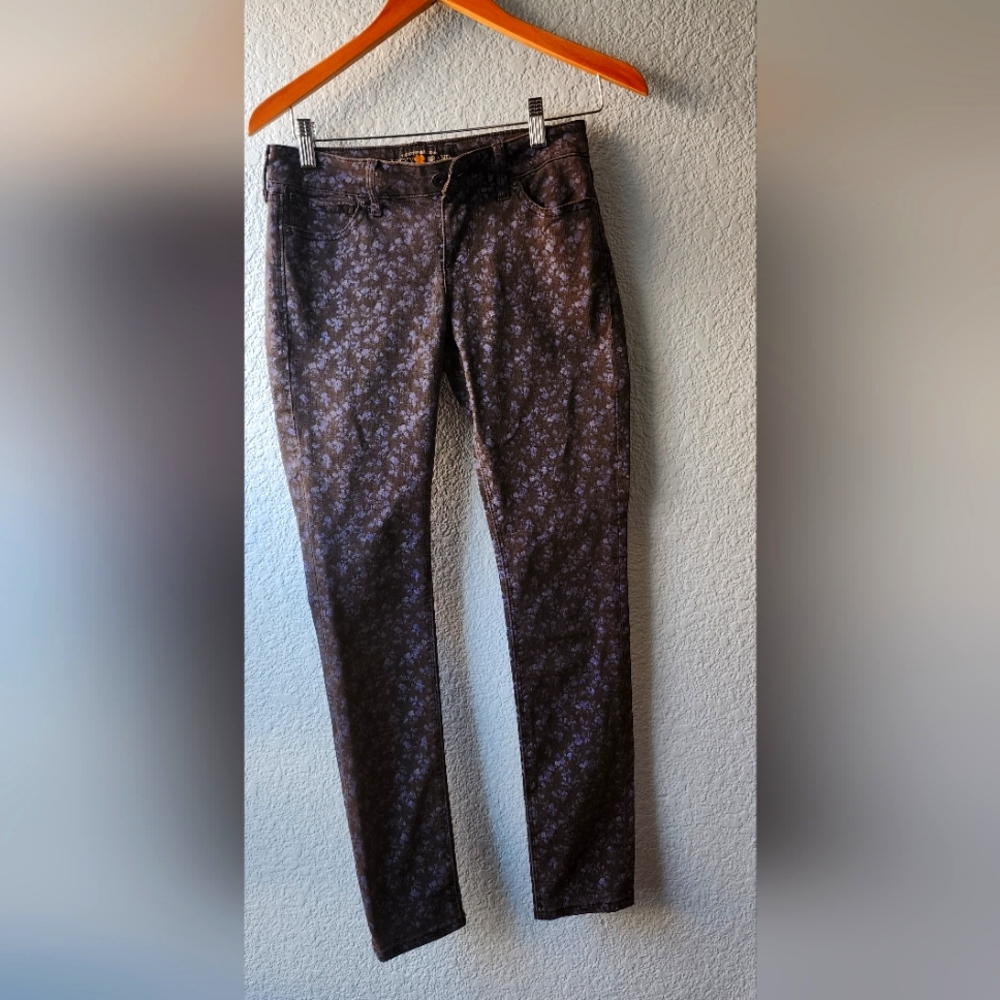 Lucky Brand Floral Skinny Jeans